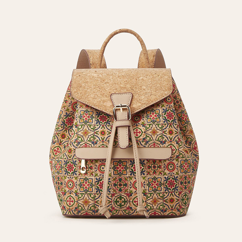 Backpack Bags Retro Cork Leath - đánh giá và giá Women Bags Medium Size