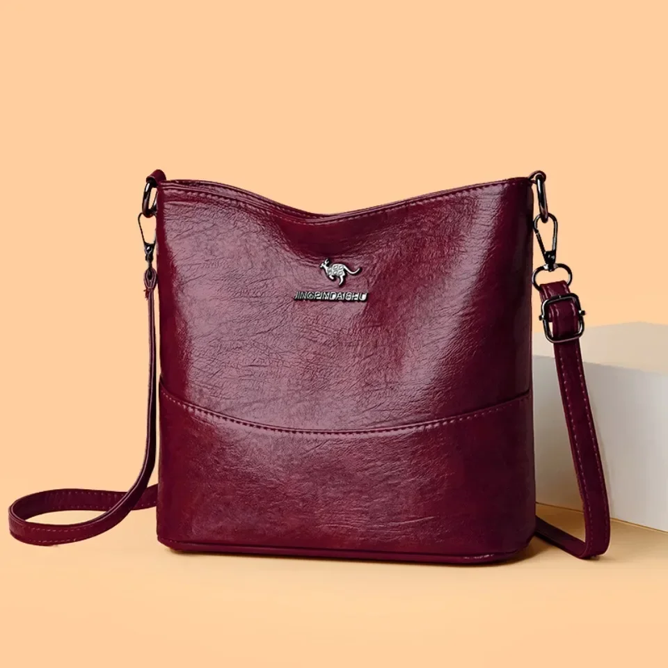 Soft Pu Leather Crossbody Bag  - đánh giá và giá Women'S Kangaroo Bags