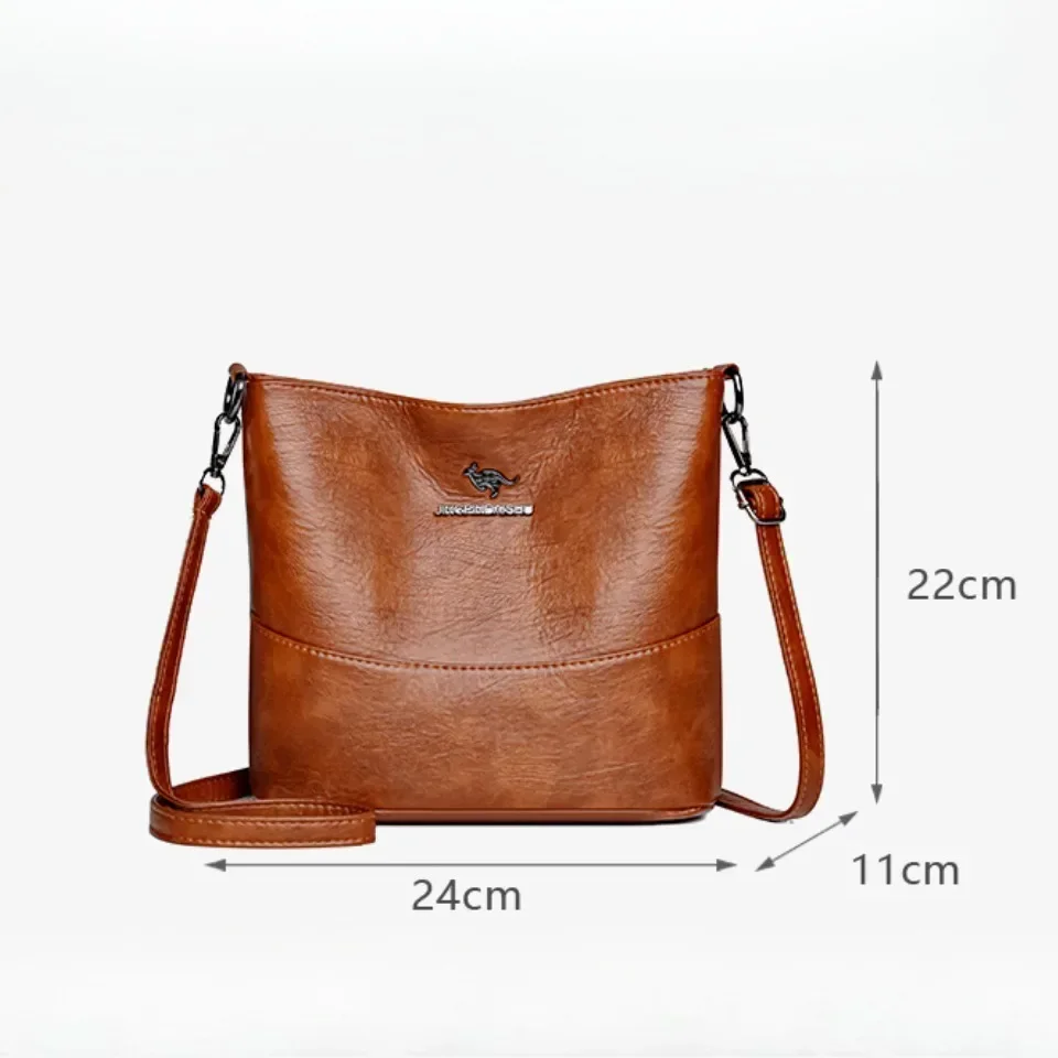 Soft Pu Leather Crossbody Bag  - đánh giá và giá Women'S Kangaroo Bags
