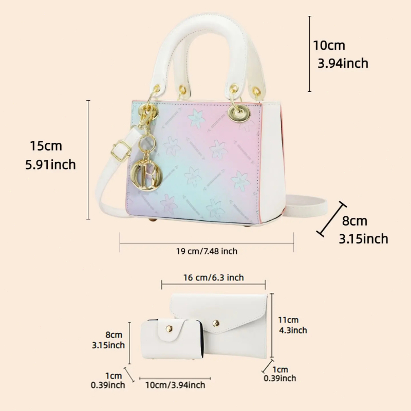 Gradient Printed Crossbody Sho - đánh giá và giá Women Bags And Purses