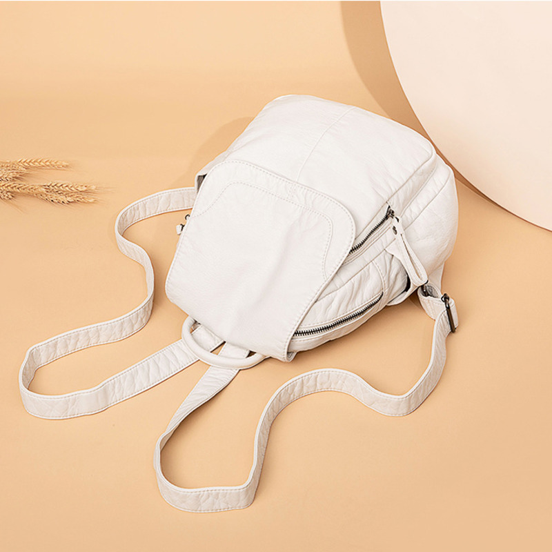 Women's Backpack White Washed  - đánh giá và giá Women Bags H&M