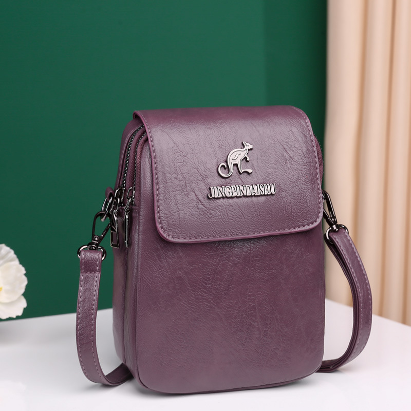 Vintage Woman Faux Leather Pho - đánh giá và giá Women'S Kangaroo Bags