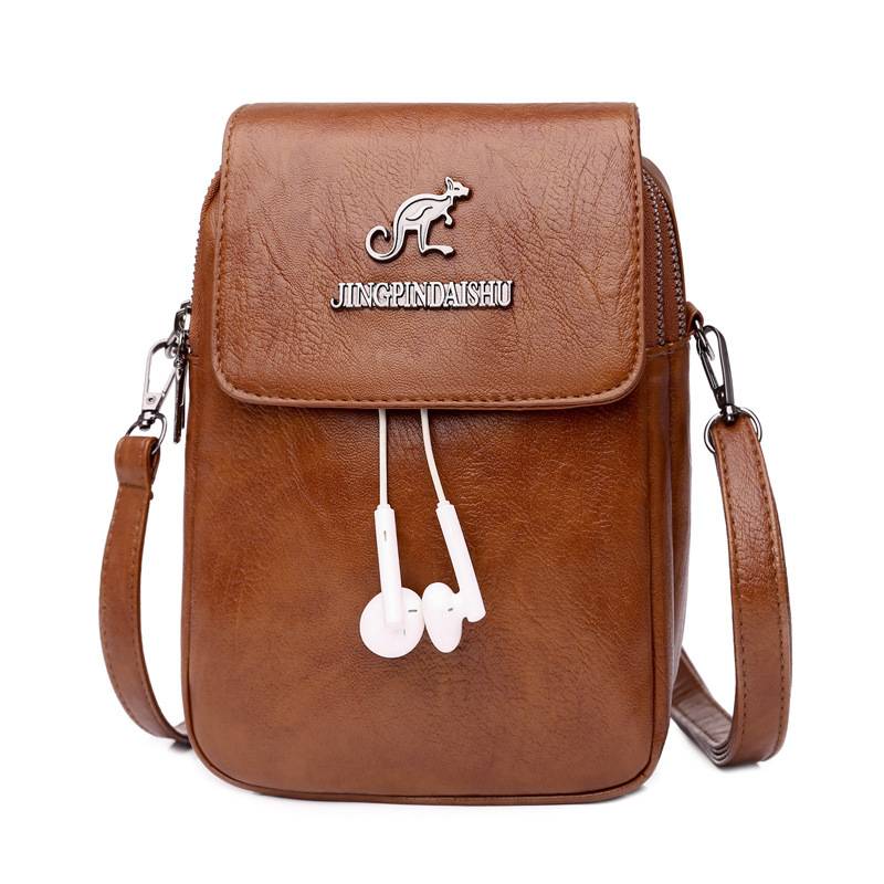 Vintage Woman Faux Leather Pho - đánh giá và giá Women'S Kangaroo Bags