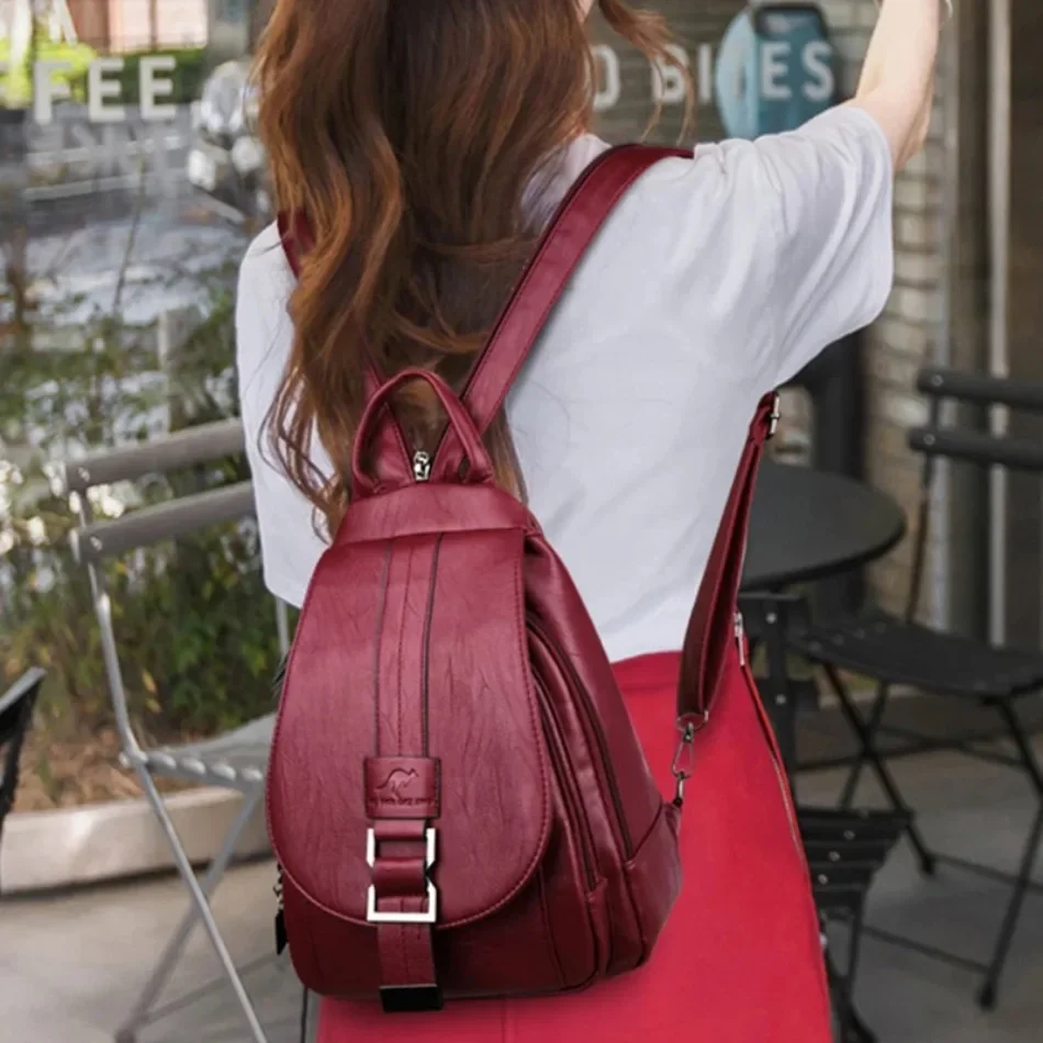 Multifunctional Women Leather  - đánh giá và giá Women'S Kangaroo Bags