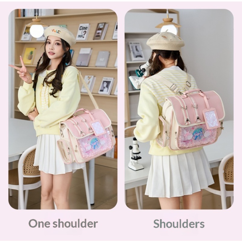 Japanese Schoolbag Youth Girls - đánh giá và giá Women Bags Medium Size