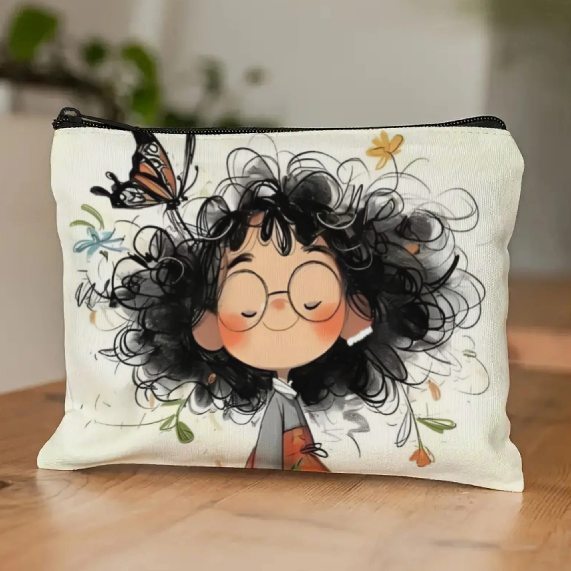 Cartoon Girl Makeup Bag Zipper - đánh giá và giá Women Bags And Purses