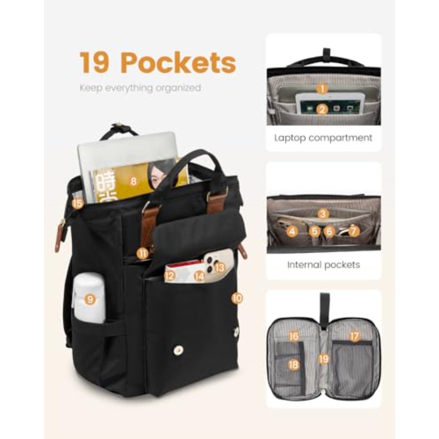 Laptop Backpack for Women, Tea - đánh giá và giá Women Bags And Purses
