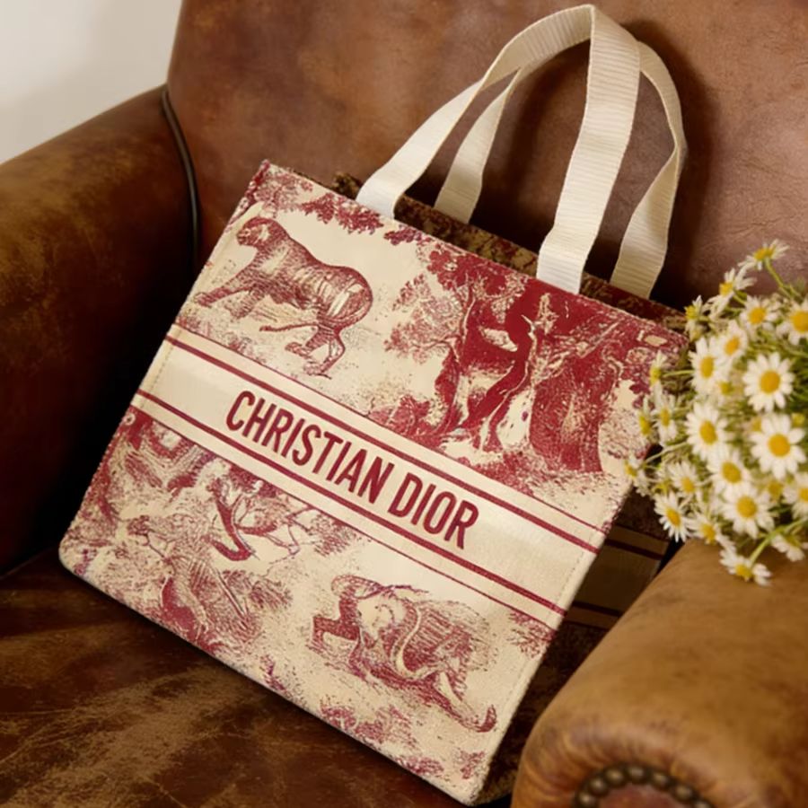 Christian Dior Dior’s bag Red  - đánh giá và giá Women Bags Tote Dior